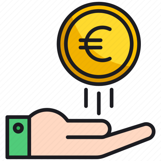 Business, euro, hand icon - Download on Iconfinder
