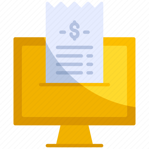 Invoice, online, shopping icon - Download on Iconfinder