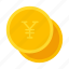 coin, currency, money, yen 