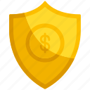 money, protection, security, shield