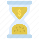 sand, timer, time, is, cash, hourglass