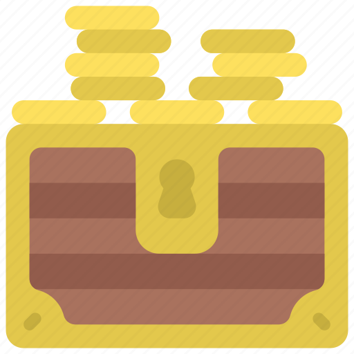 Treasure, chest, pirates, gold, cash icon - Download on Iconfinder