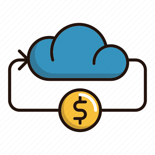 Cloud, coin, currency, money, online icon - Download on Iconfinder