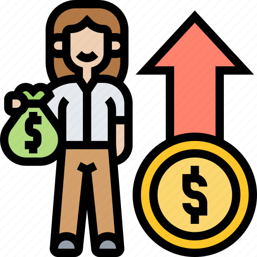 Pay, gross, wages, salary, employee icon - Download on Iconfinder