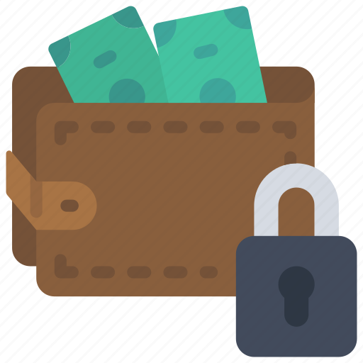 Locked, wallet, lock, money, inaccessible icon - Download on Iconfinder