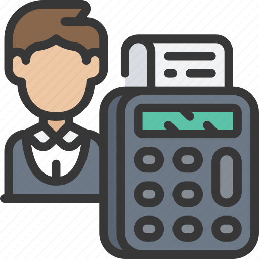 Accountant, accountancy, calculator, avatar icon - Download on Iconfinder
