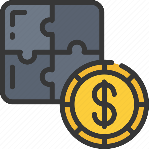 Money, problems, puzzle, solved, solve, coin icon - Download on Iconfinder