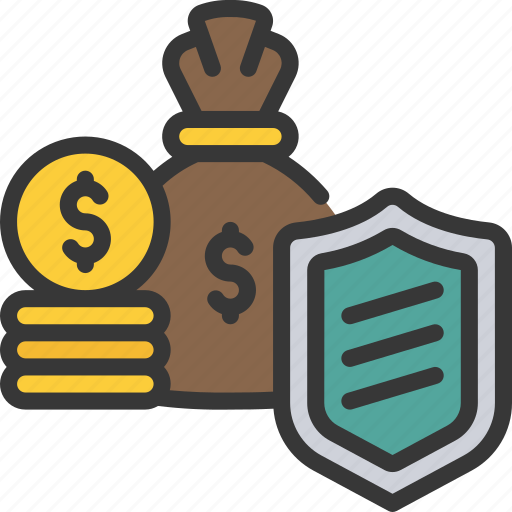 Protected, capitol, protection, shield, moneybag icon - Download on Iconfinder