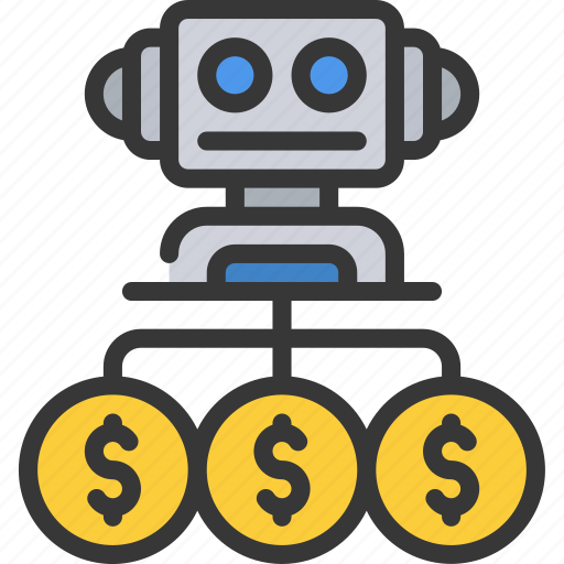 Robot, financial, manager, roobo, advisor, management icon - Download on Iconfinder