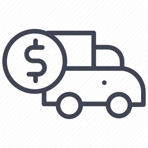 Money, transport, truck, dollar, finance, vehicle icon - Download on Iconfinder