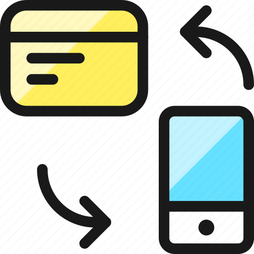 Credit, card, smartphone, exchange icon - Download on Iconfinder