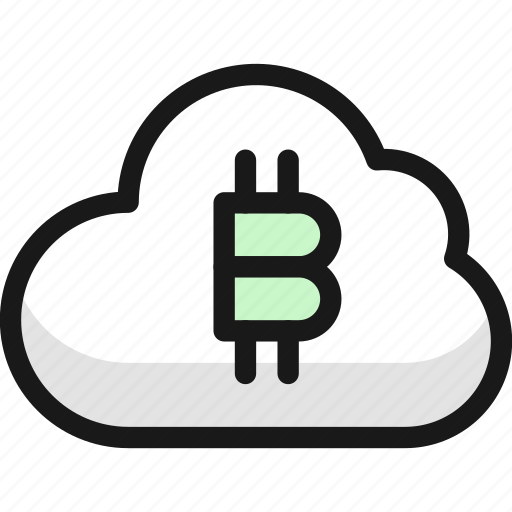 Crypto, currency, bitcoin, cloud icon - Download on Iconfinder