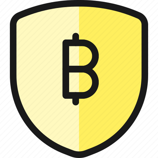 Crypto, currency, bitcoin, shield icon - Download on Iconfinder