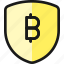 crypto, currency, bitcoin, shield 