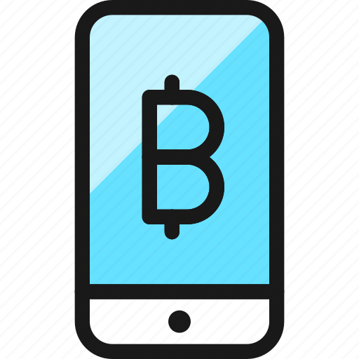 Crypto, currency, bitcoin, smartphone icon - Download on Iconfinder