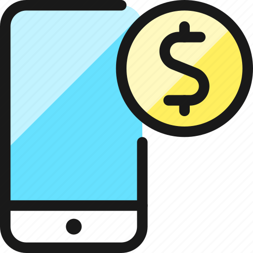 Pay, smartphone, dollar icon - Download on Iconfinder