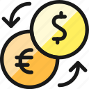 currency, euro, dollar, exchange