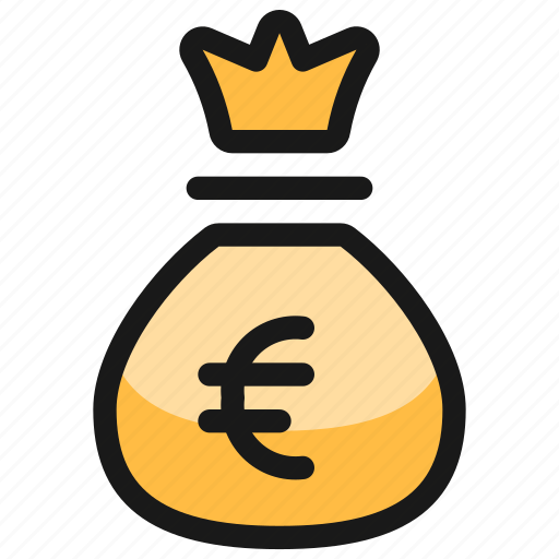 Money, bag, euro icon - Download on Iconfinder on Iconfinder
