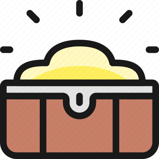 Treasure, chest, open icon - Download on Iconfinder