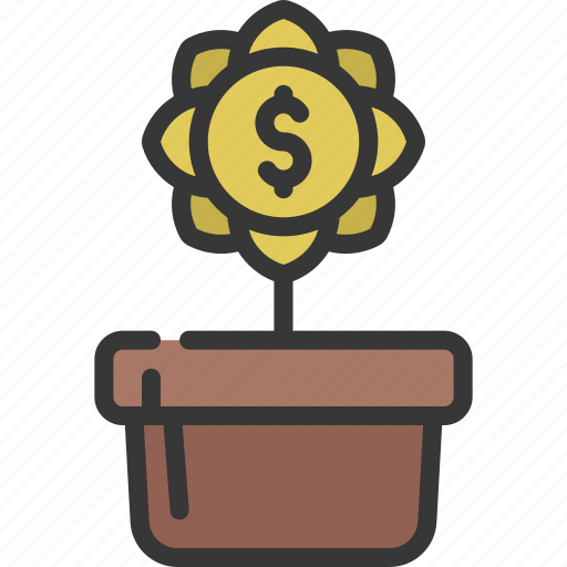 Financial, growth, finances, plant icon - Download on Iconfinder