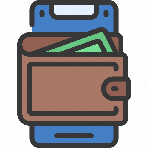 Mobile, wallet, digital, cash, cell, online icon - Download on Iconfinder