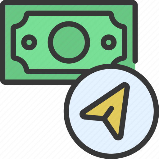 Send, sent, cash, banking, banknote icon - Download on Iconfinder