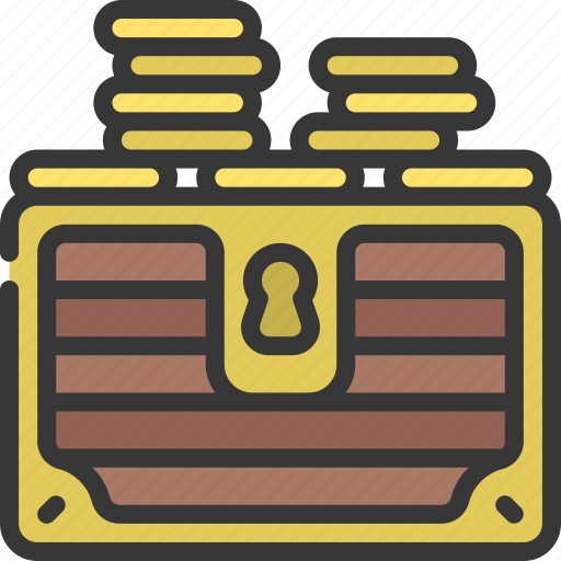 Treasure, chest, pirates, gold, cash icon - Download on Iconfinder