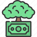 tree, growth, growing, cash, investment
