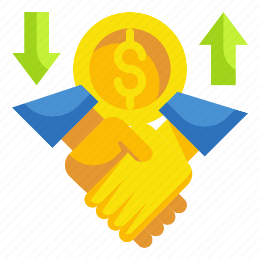 Business, deal, exchange, finance, hand, money, transfer icon - Download on Iconfinder