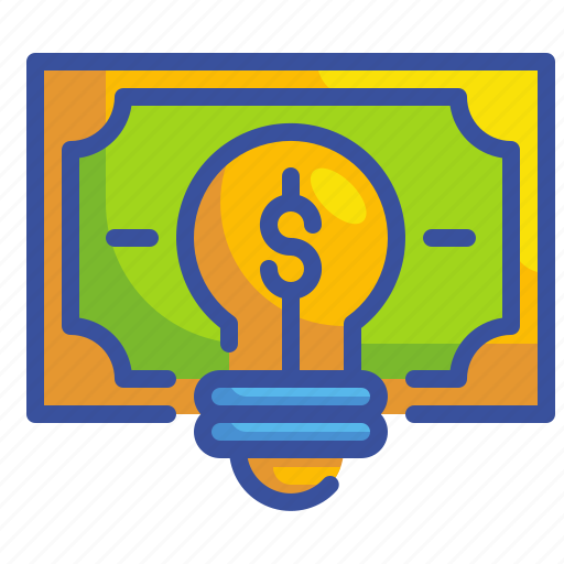 Bulb, business, exchange, finance, idea, money, think icon - Download on Iconfinder