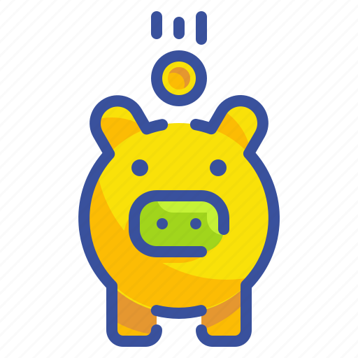 Business, coin, finance, money, pig, piggy, saving icon - Download on Iconfinder