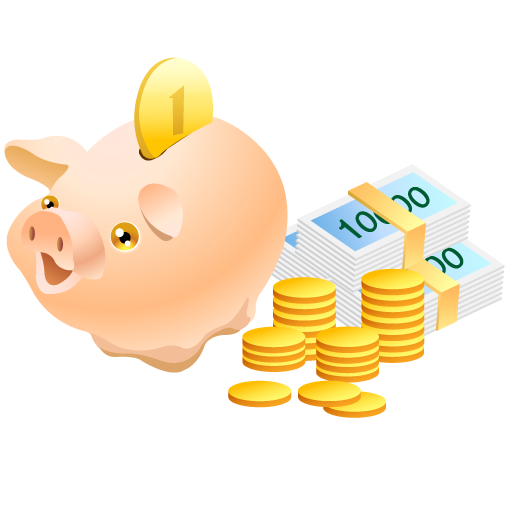 Cash, coins, money, pig, piggy bank, safe icon - Free download