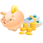 cash, coins, money, pig, piggy bank, safe 