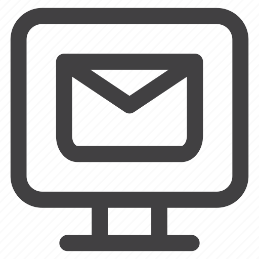 Envelope, letter, message, monitor, screen icon - Download on Iconfinder
