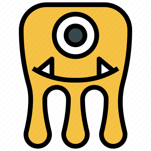 Avatar, scary, horror, fear, halloween, cyclops, monster icon - Download on Iconfinder