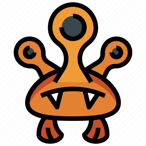 Avatar, scary, horror, spooky, fear, halloween, cyclops icon - Download on Iconfinder