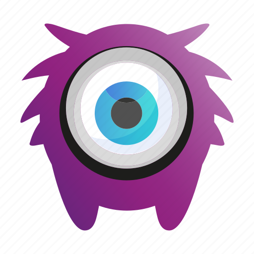Big eye, cartoon, halloween, monster icon - Download on Iconfinder