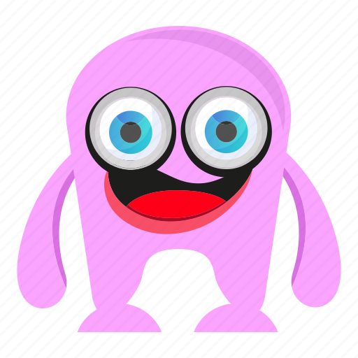 Cute mosnter, monster, smile, spooky icon - Download on Iconfinder