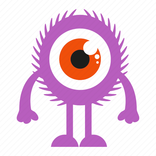 Big eye, cartoon, monster, spooky icon - Download on Iconfinder