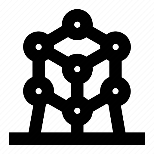 Atomium, brussels, sculpture, tourism icon - Download on Iconfinder