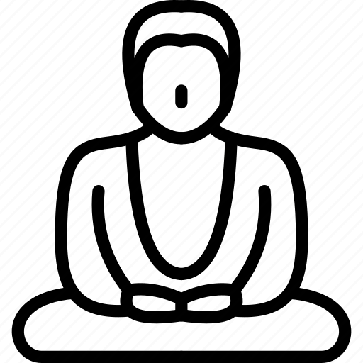 Buddha, great, monument, sitting icon - Download on Iconfinder