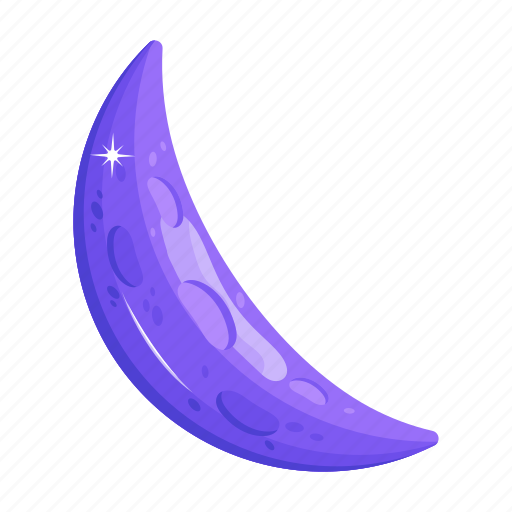 Moon, lunar, crescent, celestial, nature icon - Download on Iconfinder