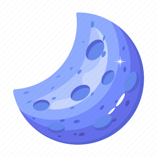 Moon, lunar, crescent, celestial, nature icon - Download on Iconfinder
