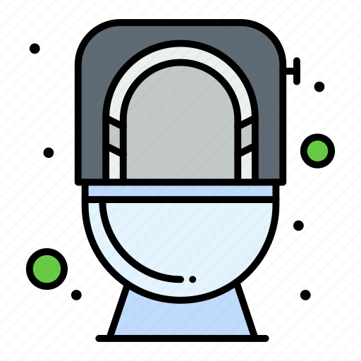 Bathroom, commode, flush, toilet icon - Download on Iconfinder