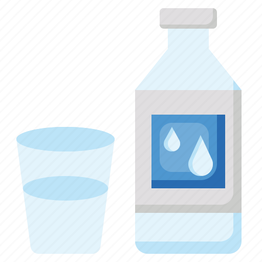 Water, bottle, drink, food icon - Download on Iconfinder