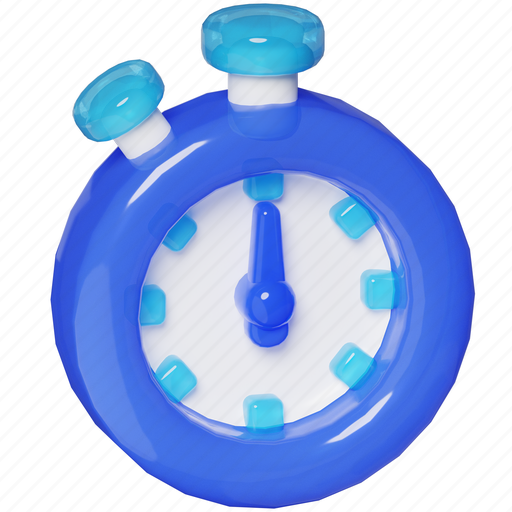 Stopwatch, timer, speed, time, clock, fitness, gym 3D illustration - Download on Iconfinder