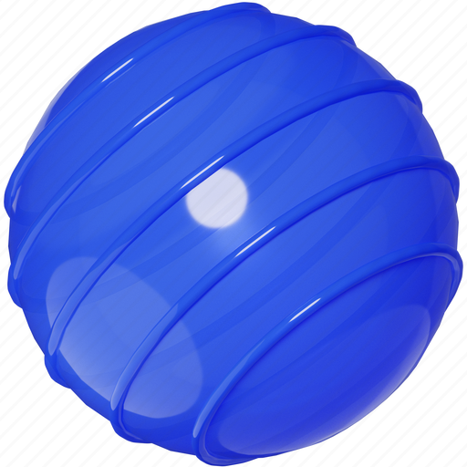 Yoga ball, ball, yoga, wellness, exercise ball, fitness, gym 3D illustration - Download on Iconfinder