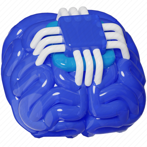 Artificial intelligence, brain, processor, chip, ai, fitness, gym 3D illustration - Download on Iconfinder