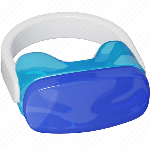 Vr, virtual reality, glasses, goggles, headset, fitness, gym 3D illustration - Download on Iconfinder