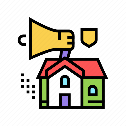 Agreement, estate, house, loudspeaker, real, selling icon - Download on Iconfinder